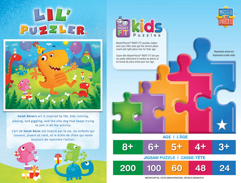 Puzzle Masterpieces:   24 Piece Lil Puzzler - Dino Party