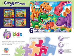 Puzzle Masterpieces:   48 Piece Googly Eyes - Dinosaurs