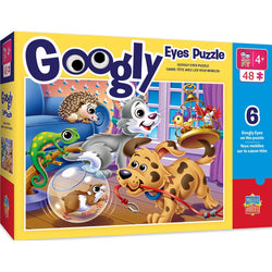 Puzzle Masterpieces:   48 Piece Googly Eyes - Pets
