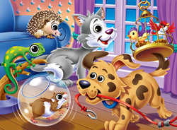 Puzzle Masterpieces:   48 Piece Googly Eyes - Pets
