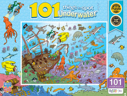Puzzle Masterpieces:  101 Piece 101 Things to Spot - Underwater