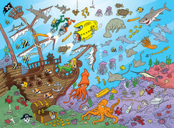 Puzzle Masterpieces:  101 Piece 101 Things to Spot - Underwater