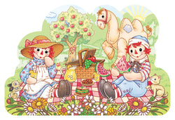 Puzzle Masterpieces:   36 Piece Shaped Floor Raggedy Ann & Andy