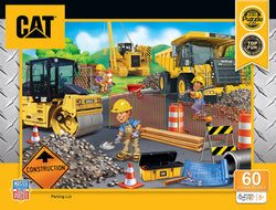 Puzzle Masterpieces:   60 Piece Caterpillar - Parking Lot