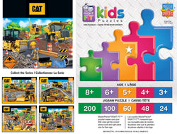 Puzzle Masterpieces:   60 Piece Caterpillar - Parking Lot