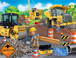 Puzzle Masterpieces:   60 Piece Caterpillar - Parking Lot