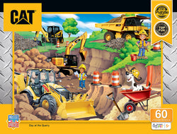 Puzzle Masterpieces:   60 Piece Caterpillar - Day at the Quarry