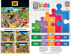 Puzzle Masterpieces:   60 Piece Caterpillar - Day at the Quarry