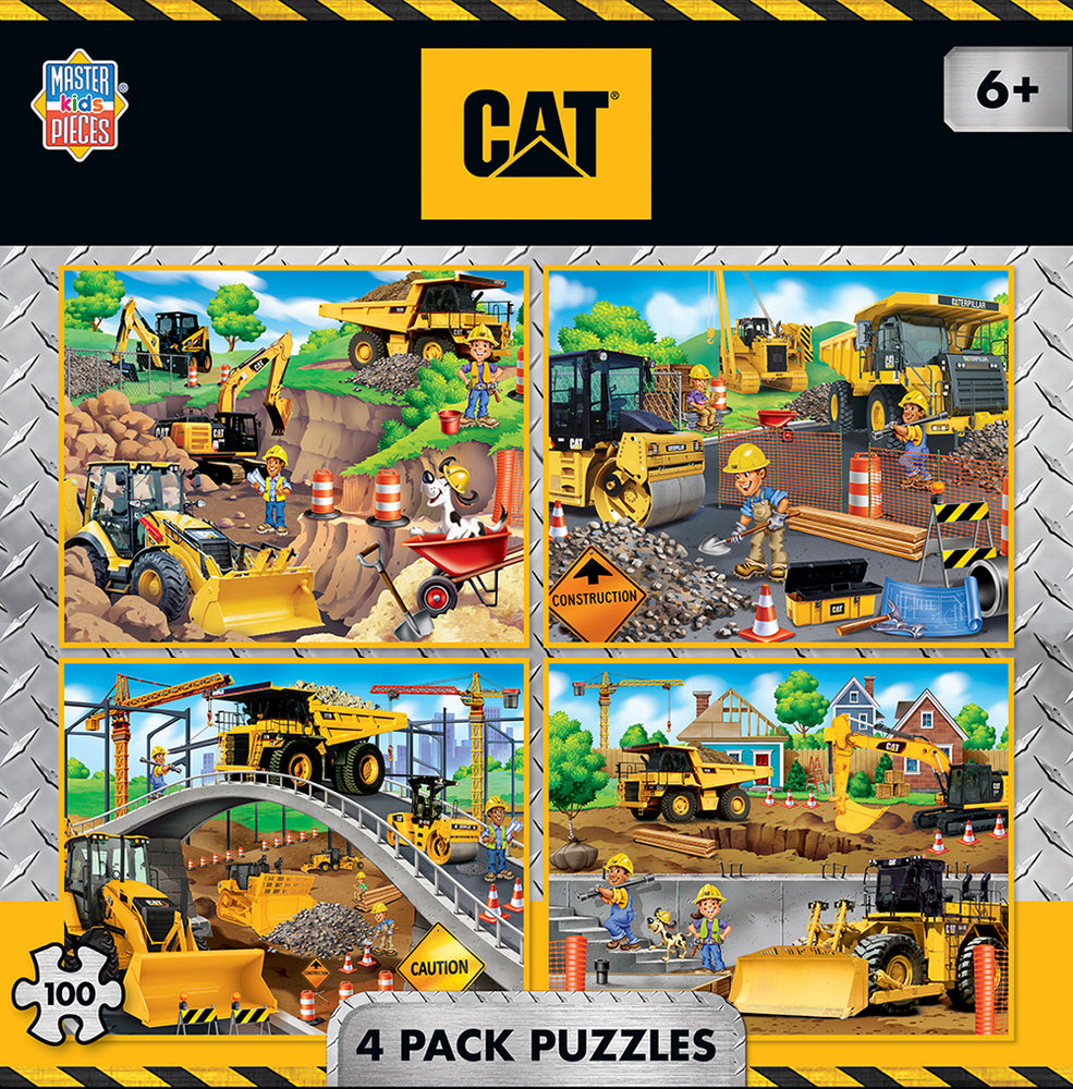 Puzzle Masterpieces:  100 Piece Caterpillar - 4-pack