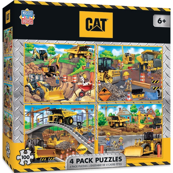 Puzzle Masterpieces:  100 Piece Caterpillar - 4-pack