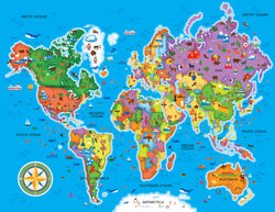 Puzzle Masterpieces: Educational - World Map