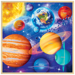 Puzzle Masterpieces:   48 Piece Wood Fun Facts - Solar System