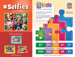 Puzzle Masterpieces:  200 Piece Selfies - Barnyard Besties