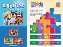 Puzzle Masterpieces:  200 Piece Selfies - Goofy Grins