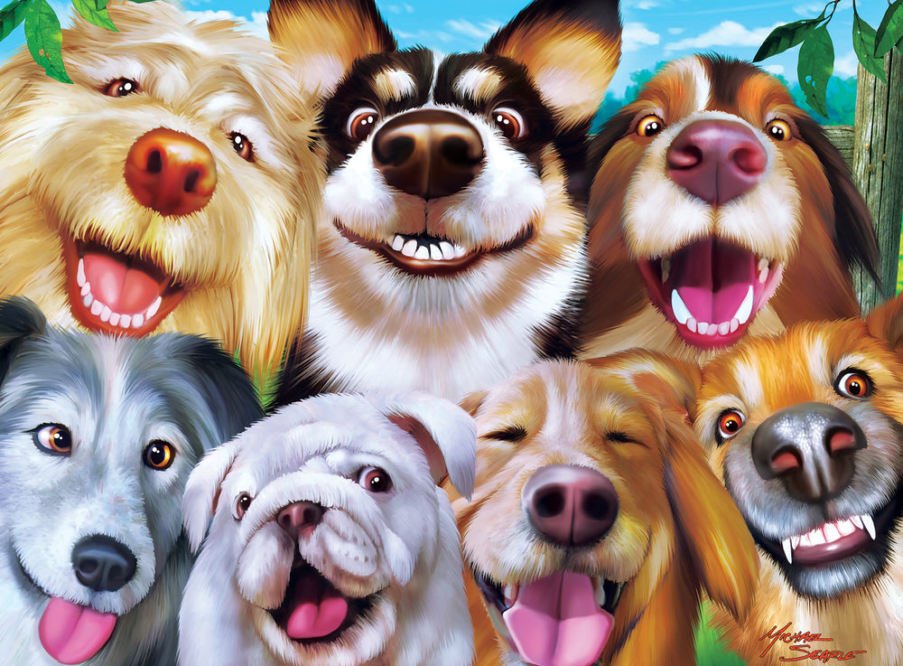Puzzle Masterpieces:  200 Piece Selfies - Goofy Grins