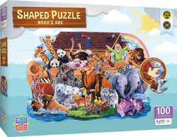 Puzzle Masterpieces:  100 Piece Noah's Ark 100pc Shaped Puzzle
