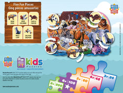 Puzzle Masterpieces:  100 Piece Noah's Ark 100pc Shaped Puzzle