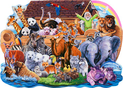 Puzzle Masterpieces:  100 Piece Noah's Ark 100pc Shaped Puzzle