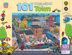 Puzzle Masterpieces:   101 Piece 101 Things to Spot - In Town