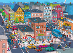 Puzzle Masterpieces:   101 Piece 101 Things to Spot - In Town