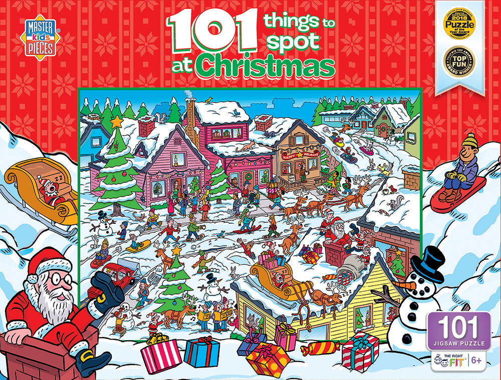 Puzzle Masterpieces:  101 Piece 101 Things to Spot - At Christmas