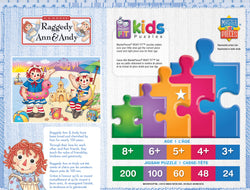 Puzzle Masterpieces:   24 Piece Raggedy Ann & Andy - Beach Fun