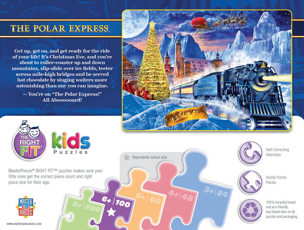 Puzzle Masterpieces:  100 Piece The Polar Express -