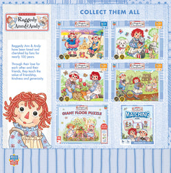 Puzzle Masterpieces:  100 Piece Raggedy Ann & Andy - 4-pack