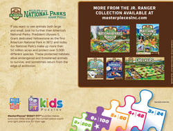 Puzzle Masterpieces:  100 Piece Jr Ranger - National Parks Map