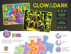 Puzzle Masterpieces:   60 Piece Glow in the Dark - Singing Seahorses