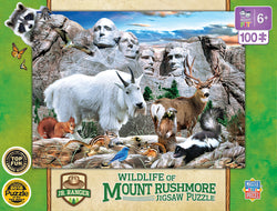 Puzzle Masterpieces:  100 Piece Jr Ranger - Mount Rushmore