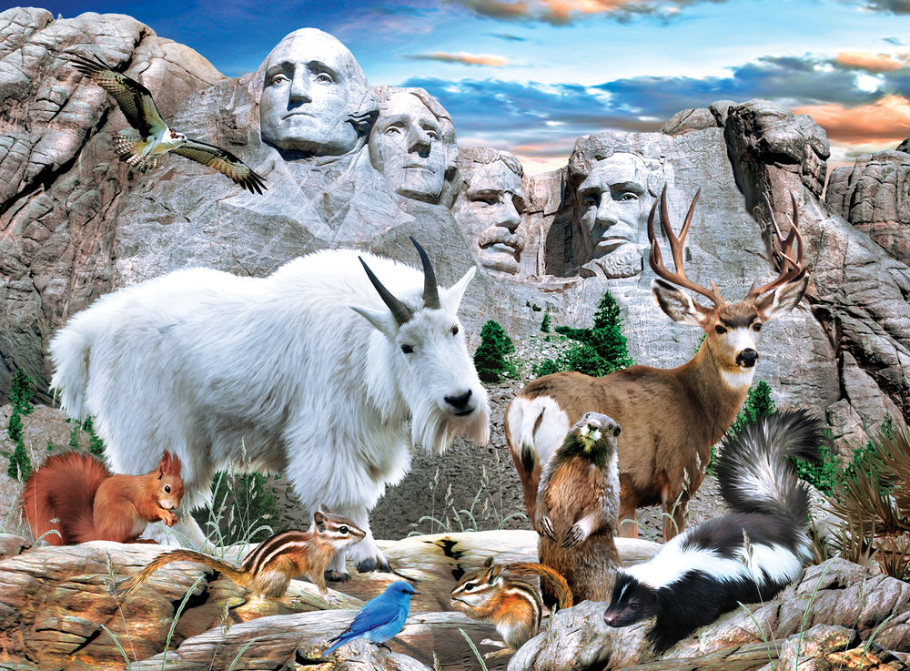 Puzzle Masterpieces:  100 Piece Jr Ranger - Mount Rushmore