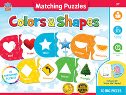 Puzzle Masterpieces: Educational - Colors & Shapes Matching Puzzle