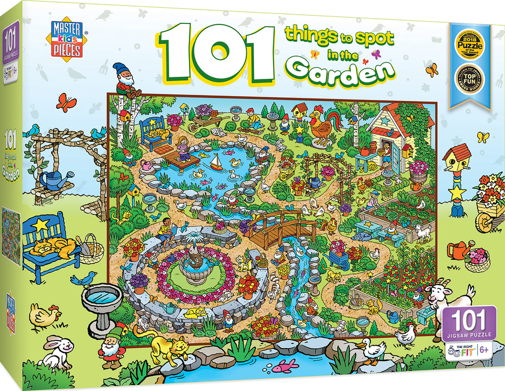Puzzle Masterpieces:  101 Piece 101 Things to Spot - In the Garden
