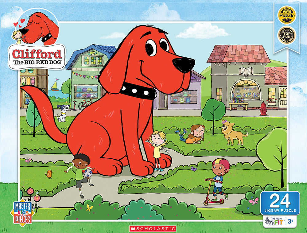 Puzzle Masterpieces:   24 Piece Clifford - Town Square