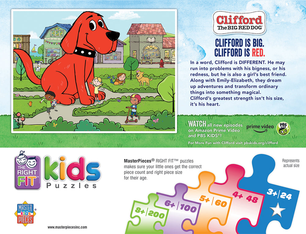 Puzzle Masterpieces:   24 Piece Clifford - Town Square