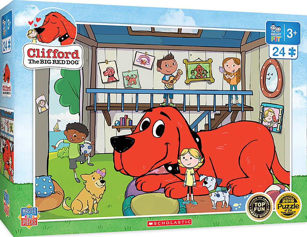 Puzzle Masterpieces:   24 Piece Clifford - Doghouse