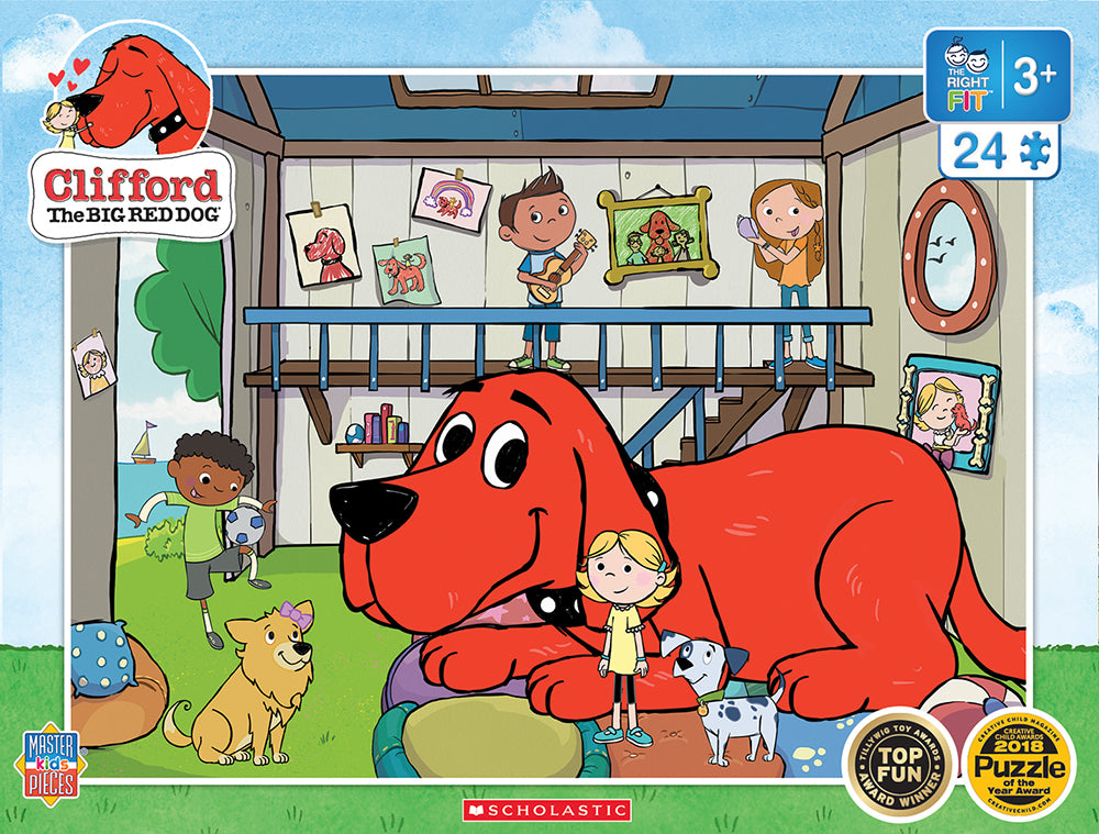 Puzzle Masterpieces:   24 Piece Clifford - Doghouse