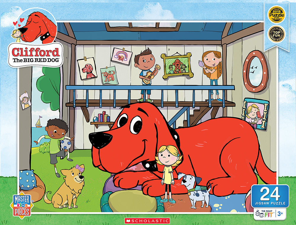 Puzzle Masterpieces:   24 Piece Clifford - Doghouse