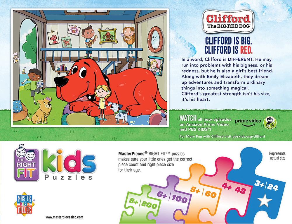 Puzzle Masterpieces:   24 Piece Clifford - Doghouse