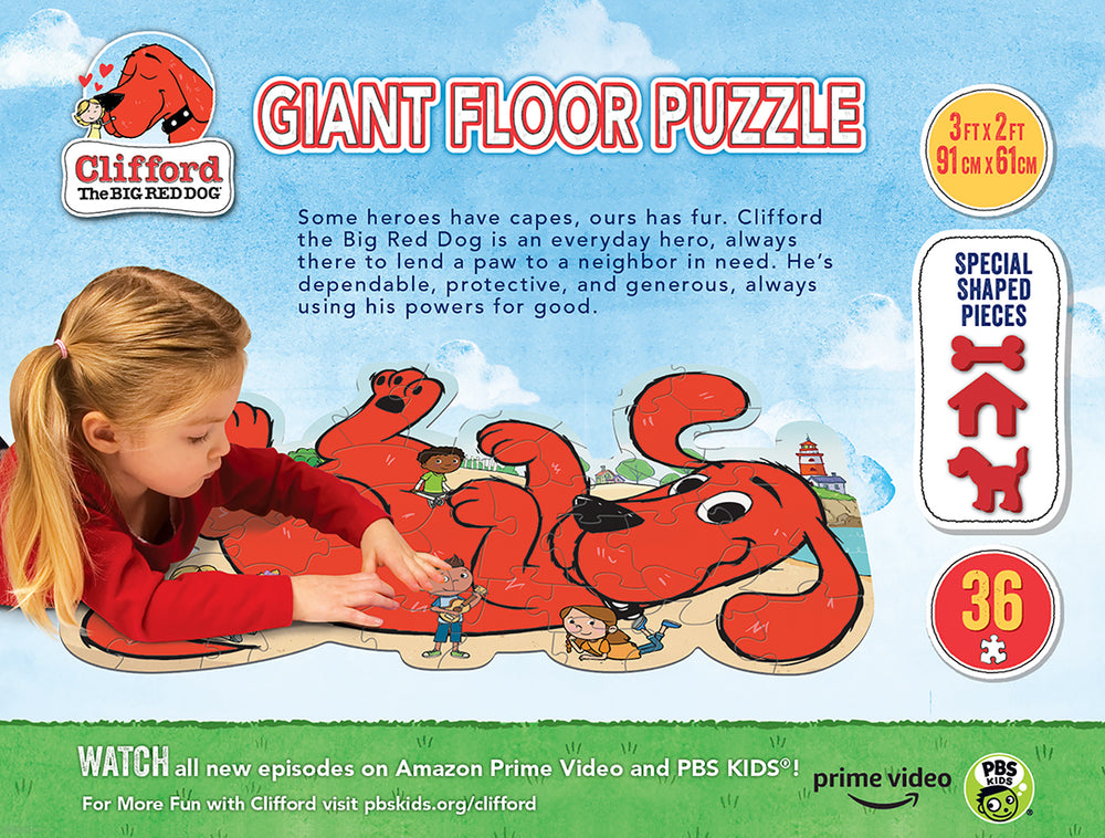 Puzzle Masterpieces:   36 Piece Shaped Floor Clifford