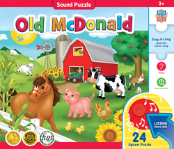 Puzzle Masterpieces:   24 Piece Sound Sing-A-Long - Old McDonald