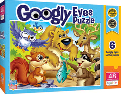 Puzzle Masterpieces:   48 Piece Googly Eyes - Woodland Animals
