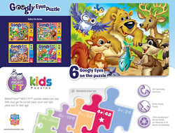 Puzzle Masterpieces:   48 Piece Googly Eyes - Woodland Animals