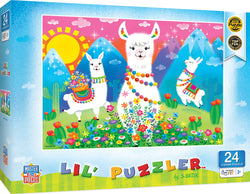 Puzzle Masterpieces:   24 Piece Lil Puzzler - Llama Love