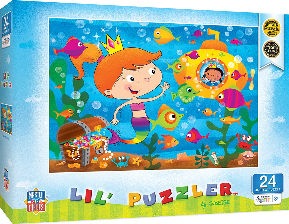 Puzzle Masterpieces:   24 Piece Lil Puzzler - Mermaid Tale