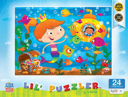 Puzzle Masterpieces:   24 Piece Lil Puzzler - Mermaid Tale