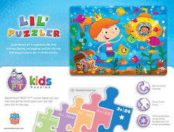 Puzzle Masterpieces:   24 Piece Lil Puzzler - Mermaid Tale
