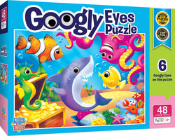 Puzzle Masterpieces:   48 Piece Googly Eyes - Lil Shark