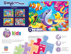 Puzzle Masterpieces:   48 Piece Googly Eyes - Lil Shark